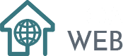 HOA Web Logo with a house and globe on it.